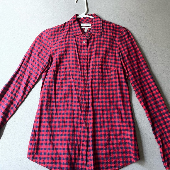 J Crew Perfect Shirt in gingham - Picture 10 of 10